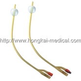 HK05b 乳胶双腔导尿管（双腔标准型）